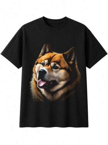 Detailed akita with feathers - akita,