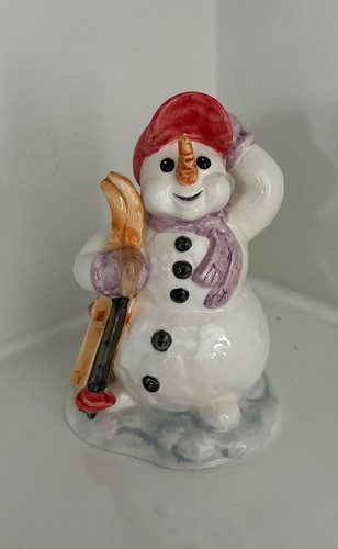 Goebel snowman with - goebel, skiis
