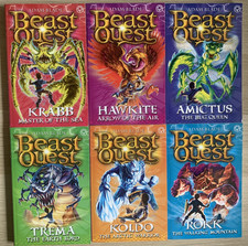 Beast Quest Series 5 By Adam Blade 6 Book Bundle - Books 1 - 6 VGC