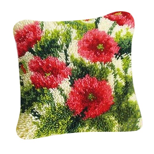 Floral pattern latch hook - latch,