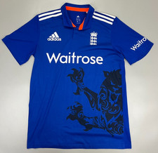 England Cricket Adidas 2015 Jersey Shirt Trikot Kit Top Size M Medium