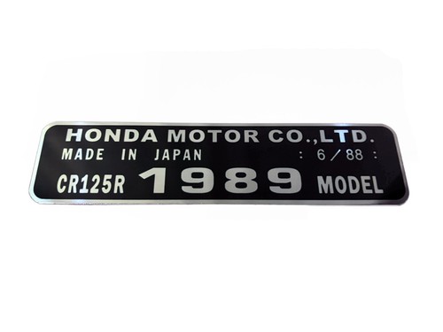 Honda cr125r 1989 model - honda,