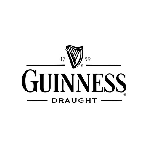 Guinness draught vinyl decal - vinyl,