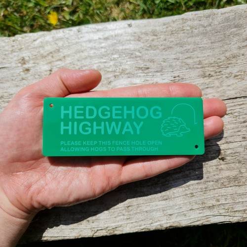 Hedgehog highway garden - 'hedgehog, highway'