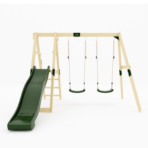 Galactica outdoor wooden swing - outdoor,