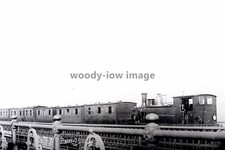 IWCR016 - Isle of Wight Central Railway - Engine on Ryde Pier - photograph 6x4