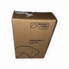 Mountain Buggy Duet Carrycot Plus Sunhood Grey Steel NEW FREE POSTAGE