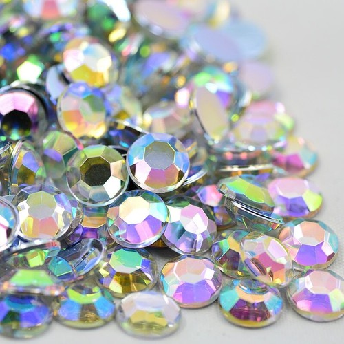 Flat back rhinestones crystals - flat,
