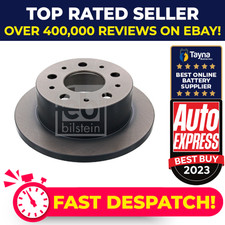 2x Brake Discs Pair Solid fits