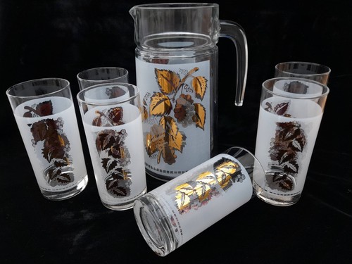 Vintage french glass lemonade - vintage,