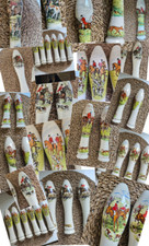 VARIOUS Vintage Ceramic hand pull beer Handle Home bar/Pub/Mancave Hunting Scene