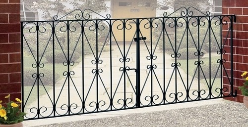 Regent scroll driveway gates - scroll,