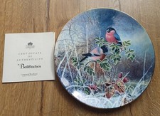 Coalport 'Frosty Mornings' Collection - Bullfinches Bone China Decorative Plate
