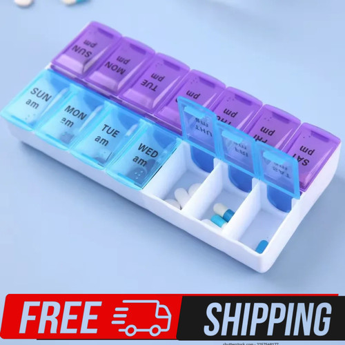 Weekly pill box 7 day - pill,