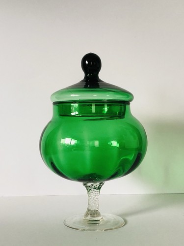 Green glass empoli style - green,