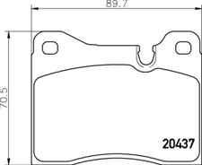 Mintex Front Axle Brake Pad