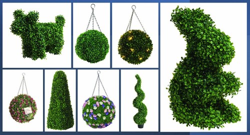 Topiary balls trees dogs - trees,,
