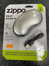 Zippo Heatbank 6 Rechargeable Hand Warmer Size Z4A16 5200mAh 5v Portable Charger