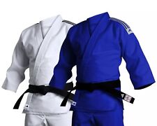 adidas Training J500 Judo Suit 16oz Adult Uniform Blue White Mens Gi 450g