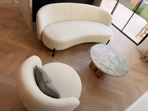 Seater sofa curved and - seater,