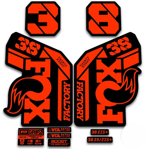 Fox fork stickers 2021 grip - stickers,