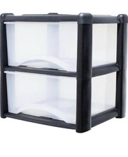 PLASTIC DRAWERS 2 TOWER UNIT