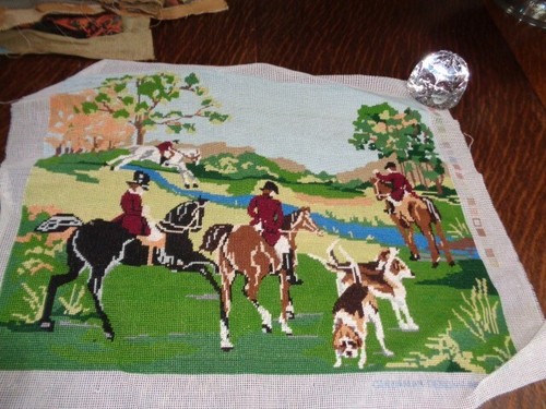 Vintage completed wool - vintage,