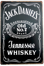 JACK DANIELS  METAL TIN PLATE SIGNS vintage garage retro kitchen 