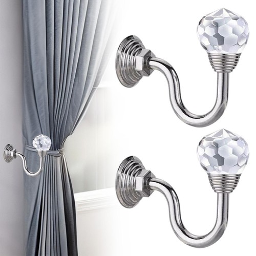 Crystal curtain holdback - crystal,