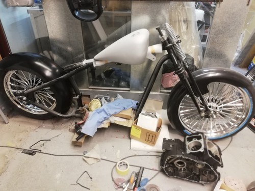 Custom sportster hardtail - custom,