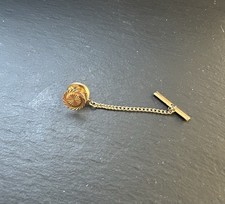 Vintage Gold Tone Textured Tie