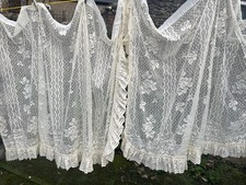 Pair Vintage Frilly Bistro