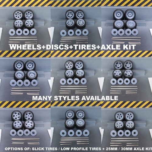Wheels discs tires - 1:64,