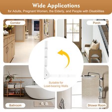 Shower Seat Folding Wall