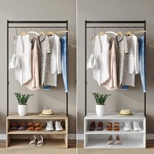 Wooden Shoe Rack Shelf Storage