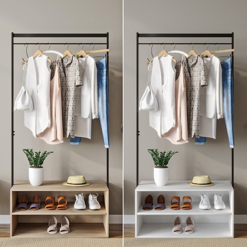 Wooden shoe rack shelf - rack,