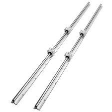 VEVOR 2PCS SBR20 1500mm Linear Guide Rail Slide Rail 4 PCS SBR20UU Bearing Block