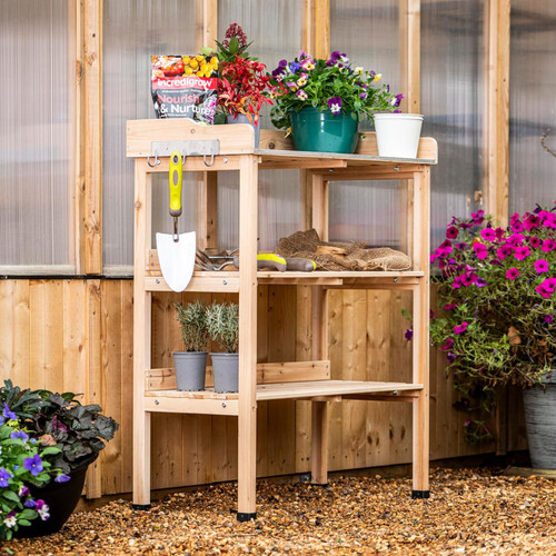 Garden gear wooden potting - wooden,