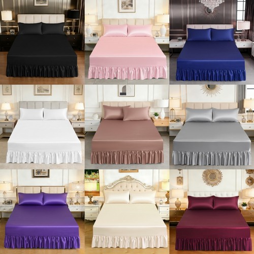 Luxury silk satin valance - luxury,