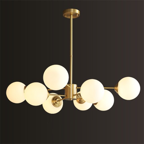 Retro light sputnik - retro, 8-light