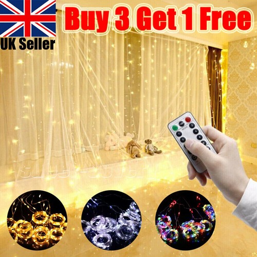 300 led curtain - curtain, lights