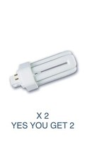 2 X OSRAM DULUX T/E (4 PIN)