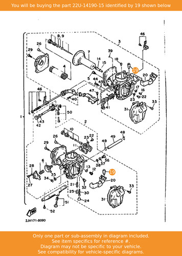 Yamaha needle valve assy - needle,