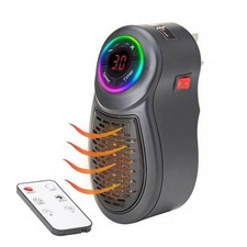 Easylife GoHeater Duo Plug-In Electric Heater & Night-Light | Remote Timer UK