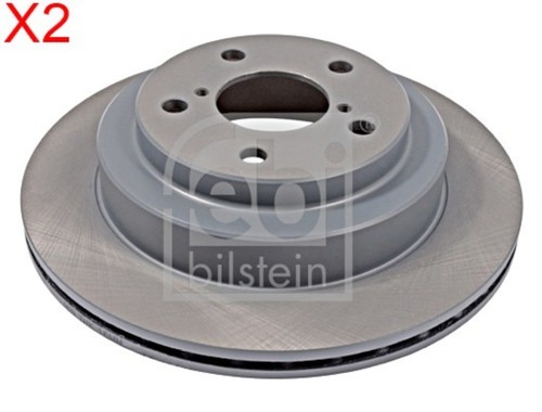 Rear brake disc pcs febi - x2,