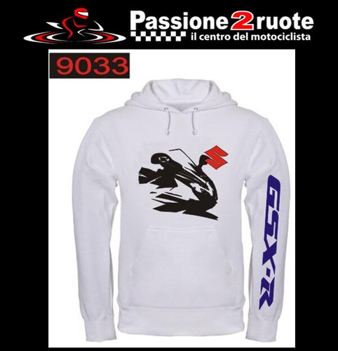 Hooded sweatshirt gsx white - hooded,