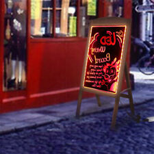 Wooden LED Pavement Sign