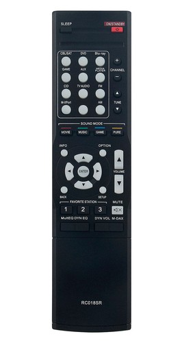 Rc018sr replaced remote - rc018sr,