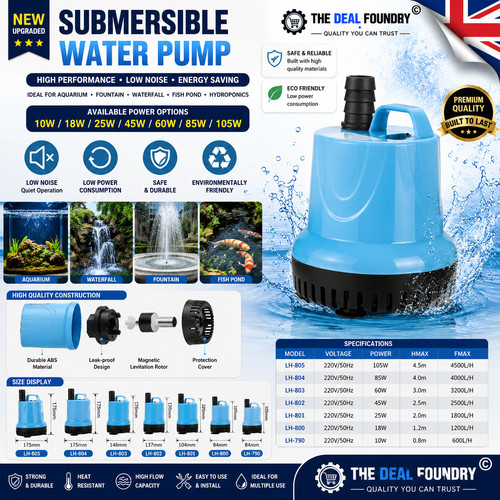 4500 litres submersible - 4500, litres/hr
