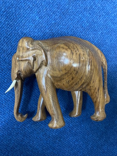 Vintage hand carved wooden - carved,